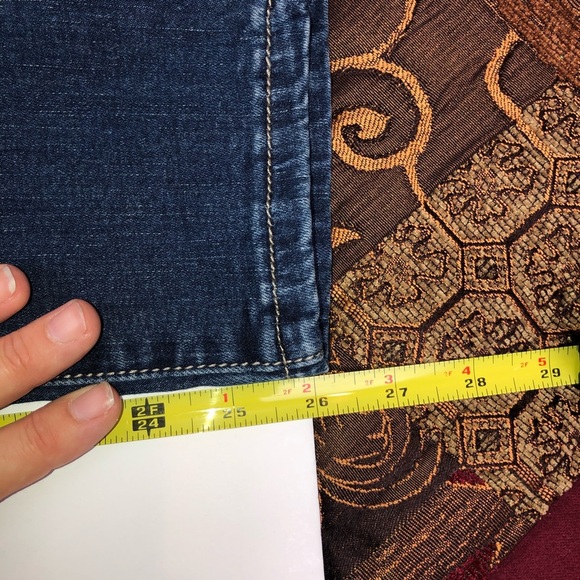 Seven7 Distressed Jewel Ankle Skinny Jeans 8 - Picture 14 of 16